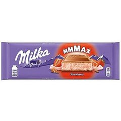 Milka Strawberry Chocolate Ao Leite & Morango Importado 300g