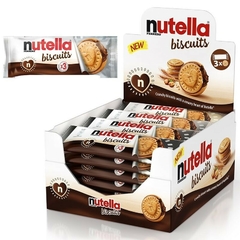 Cx 28 Nutella Biscuits Biscoitos Bolacha Ferrero Importado