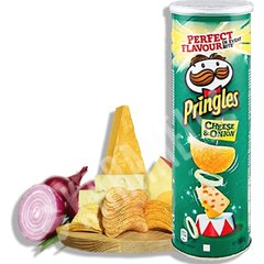 Pringles Batatas Cheese And Onion - Importado Da Bélgica - comprar online