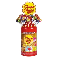 Chupa Chups Pirulito Com Corante Natural Pote C/100 Unidades