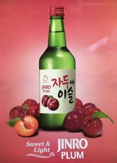 Soju Jinro Plum Prune 360ml 12% | Bebida Coreana Ameixa na internet