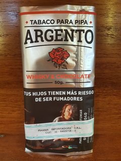 TABACO PARA PIPA ARGENTO WHISKY Y CHOCOLATE (N° 2)