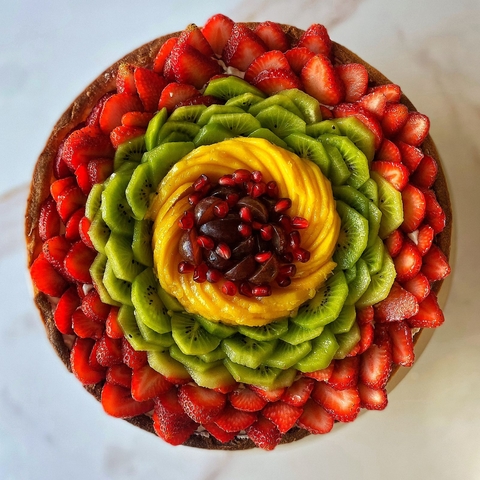 SABLéE DE ALMENDRAS CON FRUTA