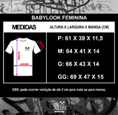 BABYLOOK FEMININA MY CHEMICAL ROMANCE HELENA MCR - comprar online