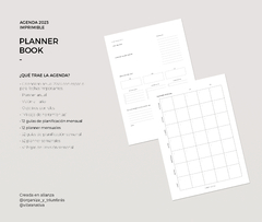 Agenda Planner Book 2023 - IMPRIMIBLE - Organiza y Triunfarás