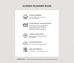 Imagen de Agenda Planner Book 2023 - IMPRIMIBLE