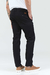 Pantalón chino Slim de gabardina Negro - comprar online
