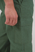 Pantalón cargo de gabardina Verde - comprar online