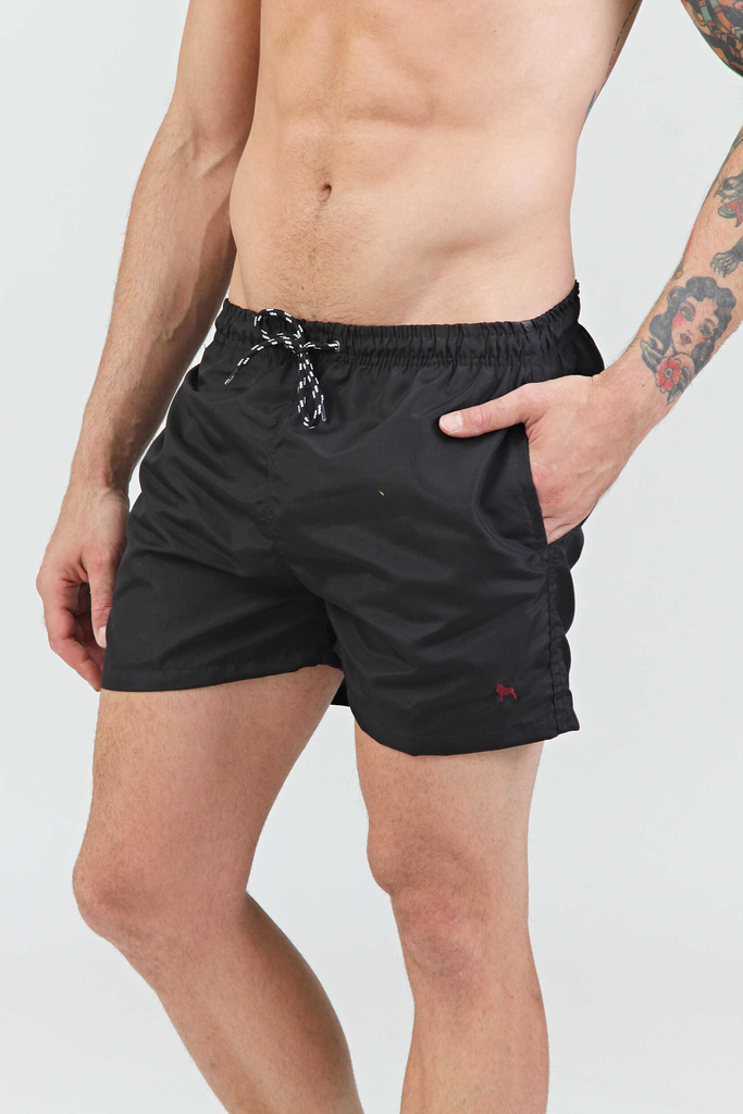 Short de bano negro Solo talles M L y XL