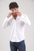 Camisa lisa con spandex blanca - comprar online