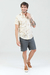 Camisa lino Amparo beige - tienda online