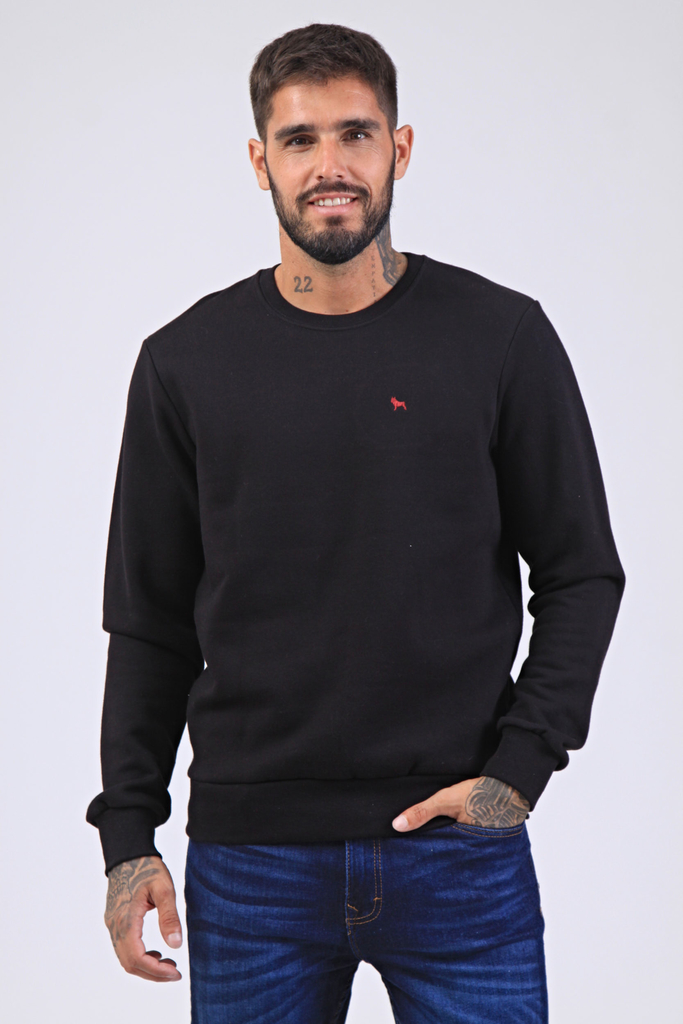 Buzo negro hombre new arrivals