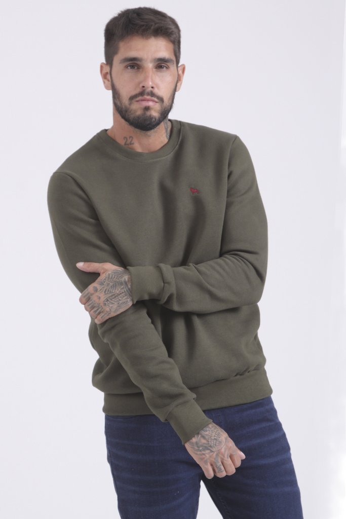 Buzo verde hombre sales