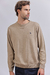 Sweater cuello redondo Beige en internet