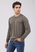 Sweater cuello redondo visón