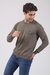 Sweater cuello redondo visón - comprar online