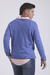 Sweater cuello V azul (Sólo talle L) en internet
