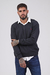 Sweater cuello V negro (Solo talle S y XL) - comprar online