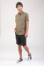 Camisa Seth Lino Verde militar - tienda online