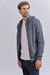 Campera cierres engomados Gris Grafito - comprar online