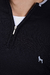 Sweater Medio Cierre Negro - comprar online