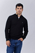 Sweater Medio Cierre Negro - Bravo Jeans