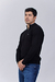 Sweater Medio Cierre Negro - tienda online