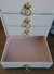 Mini cômoda porta jóias em Corino Branco 4 gavetas - loja online