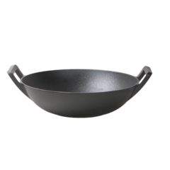 Wok Negro Con Tapa de Vidrio 36x36x910cm - comprar online