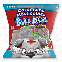Caramelos acidos bull dog masticable x 700g