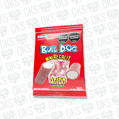 Mini Regaliz Bulldog sabor Frutilla x 500g