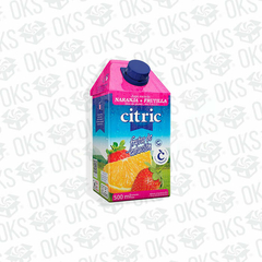 Jugo Citric Naranja-Frutilla 500 ml x 12 u