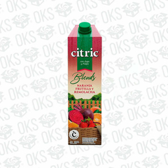 Jugo Citric Blend Naranja+Frutilla+ Remolacha 1 Litro x 12 u