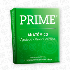 Preservativo Prime Anatomico x 3u