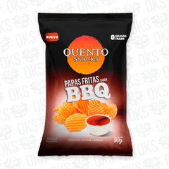 Papas quento bbq 90g caja x 18 unidades