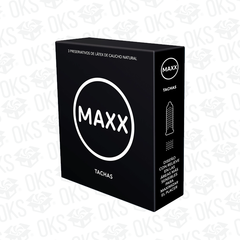 Preservativo Maxx Tachas X3u Negro - comprar online