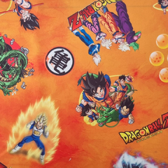 MICROFIBRA PLANA ESTAMPADA DRAGON BALL en internet