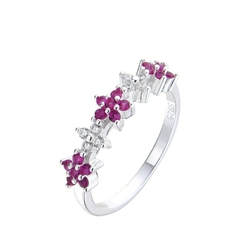 AN9543 ANILLO FLORES PLATA 925