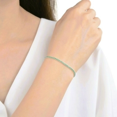 PUO304 PULSERA ZIRCONIA EN PLATA 925 - comprar online