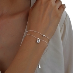 PU0225 PULSERA CANDADO PLATA 925 - comprar online