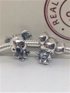 DJO501 DIJE CHARM KOALA PLATA 925 - comprar online