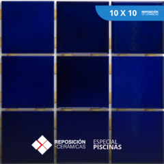 10x10 m2 - Azul Marino Brillante Piscina / Pileta - Revestimiento / Cerámica - comprar online