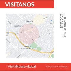 Cerámica Cerro Negro, Blanco Prado Liso 15x20 - tienda online