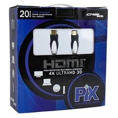 Cabo Hdmi UltraHD 1.4 3d 4k 20 Metros