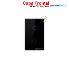 Capa Espelho Frontal Interruptor Touch Wi-Fi Nova Digital de 1, 2, 3 e 4 Botões - ORIGINAL - loja online