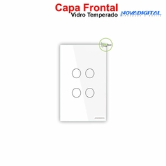 Capa Espelho Frontal Interruptor Touch Wi-Fi Nova Digital de 1, 2, 3 e 4 Botões - ORIGINAL - comprar online