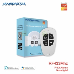 Controle RF 433Mhz Para Kit Alarme Novadigital Tuya - comprar online