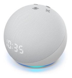 Echo Dot 4ª Geração Com Relógio (Alexa) Assistente Pessoal Inteligente - comprar online