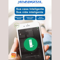 Fechadura Inteligente com Biometria Nova Digital - Tuya - Will Store 