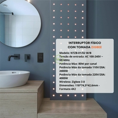 Interruptor Zigbee 1 Botão Físico E Tomada 20A Nova Digital Tuya Alexa Google - loja online